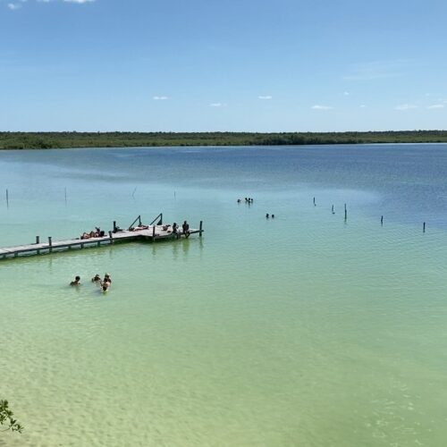 A view of the Kaan Luum Lagoon at only 15 minutes away from Tulum